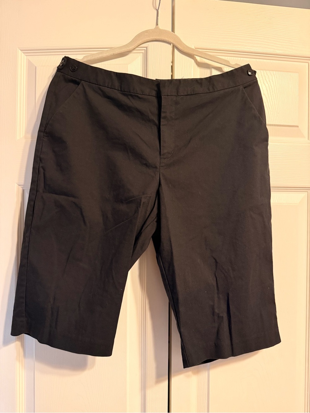 Bamboo Trader Black Womens Bermuda Shorts